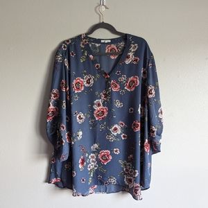 Blue/Grey Maurices Top